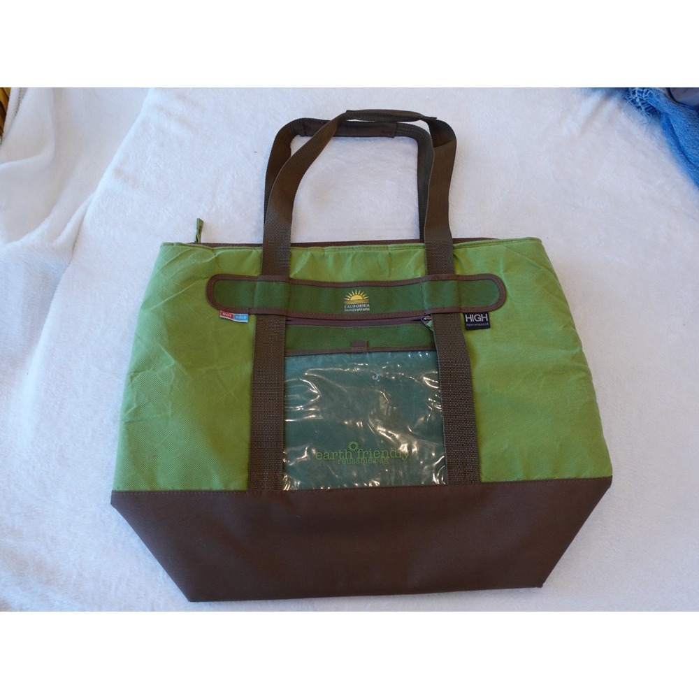California Innovations Insulated Cooler Tote Bag High Efficiency Hot Cold 18x22
